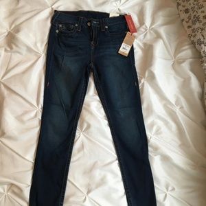 HighWaisted Super Skinny True Religion Jeans Sz 28